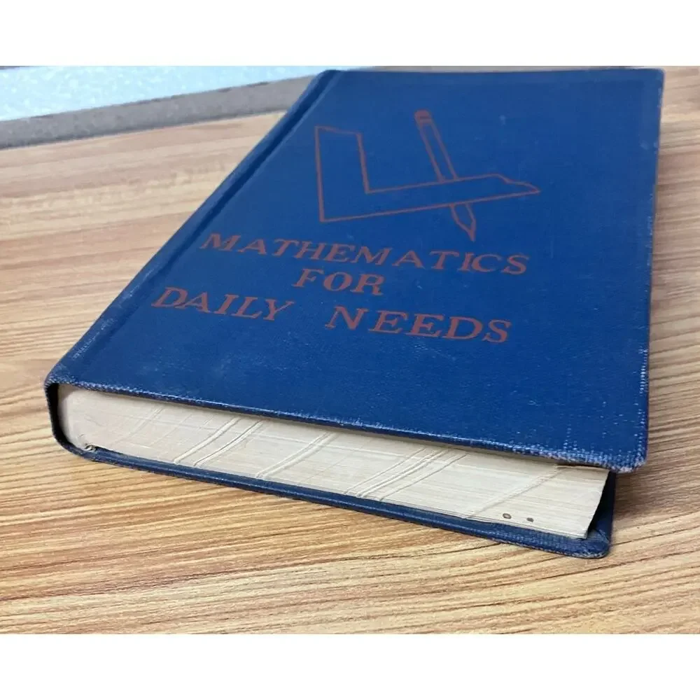 Mathematics for Daily Needs Vintage School Textbook 1950s Mid-Century Math‎ Book